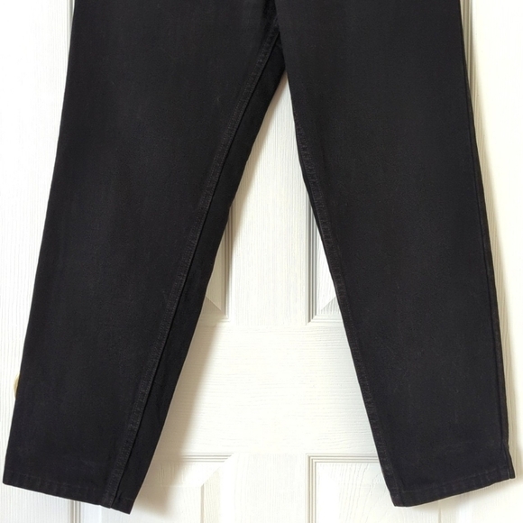 Levi's 90's Vintage 550 Classic High Rise Relaxed Fit Tapered Leg Jeans Black 8 - Picture 3 of 15